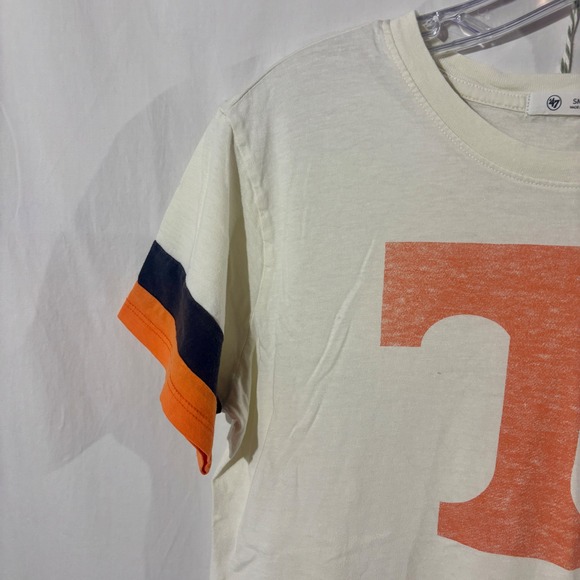 '47 Tennessee Volunteers Women's‎ Cream Tshirt Jersey Style Orange  Grey Power T - Picture 4 of 7